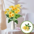 thumbnail image 1 of Kumdkd Artificial Yellow Daisies Bouquet - Realistic Faux Flowers for Indoor/Outdoor Decor, 13 Inch UV-Resistant Plastic Stems (Eco-Friendly), 1 of 6