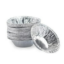 Kumdkd 100 PCS Aluminum Foil Mini Pans, Pie Pans Disposable, Great for Baking Tarts, Quiche, Pudding, etc.