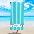 thumbnail image 1 of Kumdkd Beach Towels Oversized , Thin Quick Dry Super Absorbent Large Lightweight Towels for Travel Sports Pool Swimming Bath Yoga Girls Women Adults Teen Beach Towel(Blue,59.1×27.6In), 1 of 6