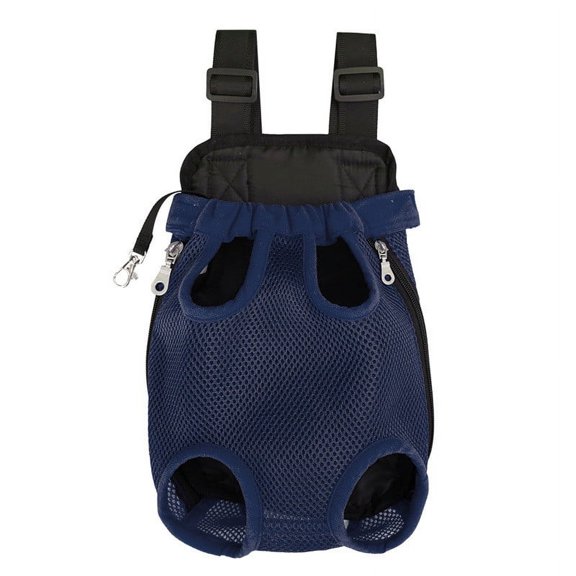 Kumdkd Breathable Mesh Pet Backpack Carrier – Lightweight Travel Backpack for Cats/Dogs, Adjustable Straps (S Size, 40cm Bust)