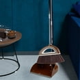 thumbnail image 1 of Kumdkd Broom with Dustpan Combo Set, Recogedor De Basura Para Casa, Standing Dustpan and Broom with 30” Long Handle for Indoor Lobby Office Kitchen Sweeping(Coffee), 1 of 6