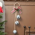 thumbnail image 1 of Kumdkd Christmas Bell Decor Set - 8.26" Golden Iron Jingle Bells for Tree/Wall/Door (1-Pack, Rustic Farmhouse Holiday Decorations), 1 of 6