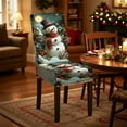 thumbnail image 1 of Kumdkd Christmas Chair Protector Cover Stretch Removable Washable Chair Seat Protector Cover Christmas Seat Slipcover for Home Hotel Dining Room Banquet Wedding Party, 1 of 6