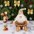 thumbnail image 1 of Kumdkd Christmas Doll Basket with Santa Claus Design, 9x7 Inch Fabric Candy & Fruit Holder for Holiday Decor, Gift Basket for Tabletop Decoration, Festive Storage for Chocolates, and Party Supplies, 1 of 6