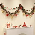 thumbnail image 1 of Kumdkd Christmas Garland with Lights 2 Meters Long, Colorful Strip Light Ball Set with 12 Ornaments for Christmas Tree, Window, Staircase Holiday Decor, 1 of 6