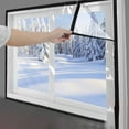 thumbnail image 1 of Kumdkd Clear Window Insulation Film 39x71", Winter Windproof Thermal Curtain, Transparent ABS Draft Stopper for Cold Weather, Self-Adhesive Frost Proof Window Kit, 1 of 9