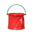 thumbnail image 1 of Kumdkd Collapsible Bucket Container, Folding Water Bucket Portable Wash Basin for Outdoor Travelling Camping Fishing Gardening Car Washing(Red), 1 of 6