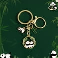 thumbnail image 1 of Kumdkd Cute Panda Metal Keychain, Lightweight Decorative Key Ring with Multiple Styles, Bag Charm Pendant for Backpack Purse, Gift for Friends, Girls, Kids, 1 of 6