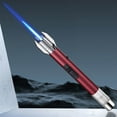 thumbnail image 1 of Kumdkd Direct Punch Torch Refillable Butane Lighter, 1300°C High Temperature Metal Lighter for Outdoor Barbecue, Kitchen, Culinary, Soldering, with Adjustable Flame & Safety Lock, 1 of 1
