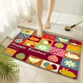 thumbnail image 1 of Kumdkd Easter Day Door Mat 16x24in, Non-Slip Absorbent Front Door Rug with Rubber Backing, Washable Bathroom Kitchen Floor Mat, Green Multicolor Holiday Outdoor Indoor Welcome Mat, 1 of 8