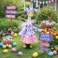 thumbnail image 1 of Kumdkd Easter Goose Outfit Set with Hat for 23in Lawn Statue, Polyester Patio Goose Costume Dress Up for Garden, Porch & Spring Holiday Decoration, 1 of 9
