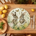 thumbnail image 1 of Kumdkd Easter Round Placemat 15.75in, Silicone Non-Slip Table Mat for Holiday Dining, Waterproof & Easy-Clean Place Setting for Parties, Family Gatherings, 1 of 6