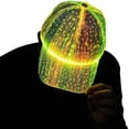 thumbnail image 1 of Kumdkd Fiber Optic LED Hat - USB Rechargeable Light Up Baseball Cap with 7 Colors & 5 Flashing Modes, Adjustable Light Up Cap for Men Women, Party, Rave, Concert, Holiday, and Night Events, 1 of 8