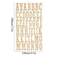 thumbnail image 1 of Kumdkd Gold Puffy Letter Stickers, 3D Metallic Alphabet Sticker Sheets for Christmas Stockings, Gift Tags, Holiday Cards, Scrapbooking, Journaling, and Festive DIY Craft Projects, 1 of 2