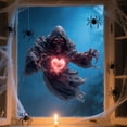 thumbnail image 1 of Kumdkd Halloween Window Stickers - 1 Pack Ghost Decals (Jumbo 18x24 Inch PVC Sheet) for Haunted House, Party & Outdoor Decor, 1 of 3