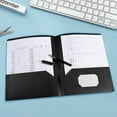 thumbnail image 1 of Kumdk Plastic Folders with Pockets (11.4"x9.3",7 Colors) Water-Resistant Document Organizer with Business Card Slot, 1 of 5