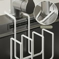 thumbnail image 1 of Kumdkd Japanese Style Over Sink Organizer Rack, 6.5x5.3x4.9in Drill-Free Sponge Holder, Drying Rack for Kitchen Sink, Hanging Storage for Towels, Cutting Boards, Dishwashing Supplies, White, 1 of 6