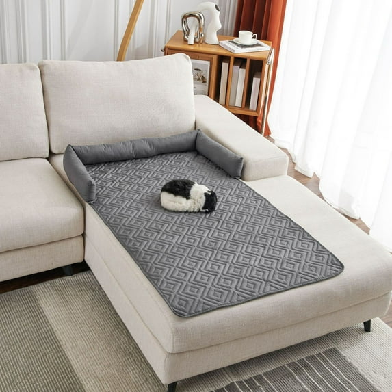 Kumdkd Orthopedic Pet Bed with Non-Slip Bottom – Waterproof Dog Mattress for Anxiety Relief, Plush Support for Senior Dogs & Puppies (29x29in)