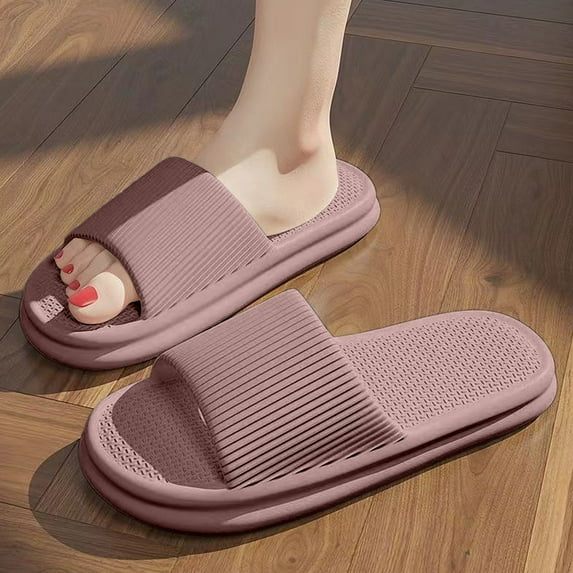 Kumdkd Podiatrist-Approved Footwear - Non-Slip Pool Shoes with Thick Sole Beach Sandals for Women/Men, Lightweight EVA Bathroom Slippers