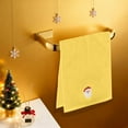 thumbnail image 1 of Kumdkd Santa Claus Garland Elks Embroidered Cotton Towel Christmas Kitchen Hand Towel Holiday Gift, 1 of 6