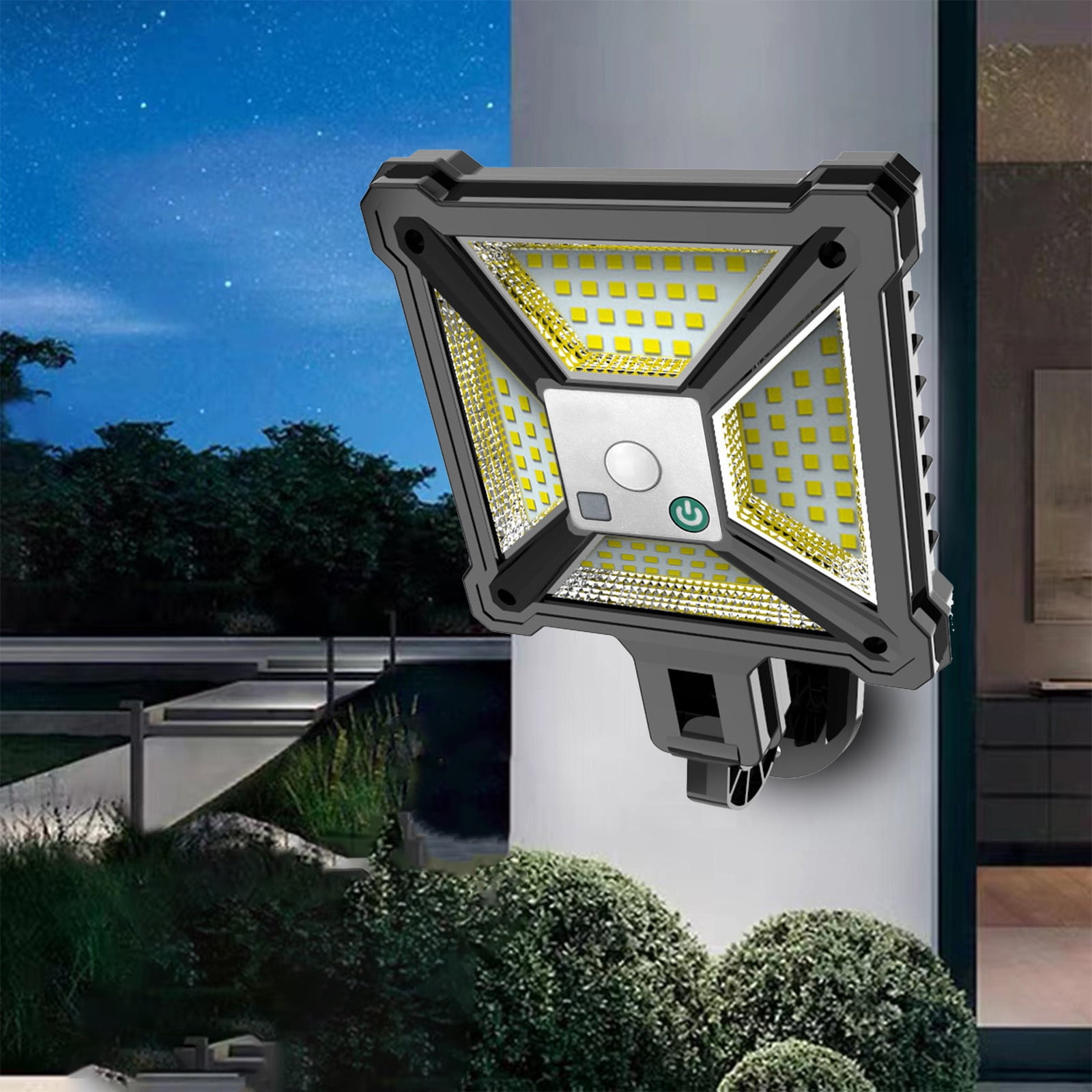 Curated visual reference: Waterproof Wireless Outdoor Lighting Reference: Kumdkd Solar Outdoor Lights Motion Sensor 88 Led Solar Powered