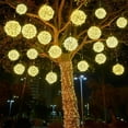 thumbnail image 1 of Kumdkd Solar Powered Hanging Tree Lights - LED Ball Outdoor Waterproof Decoration, Garden Yard Beautification, Christmas Day Lighting, 1 of 6