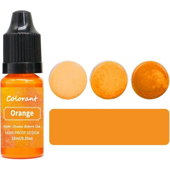 Kumdkd Soy Candle Dye Set - 16 Vibrant Colors for Wax/Soap/Epoxy (High-Pigment, 10ml Bottles)