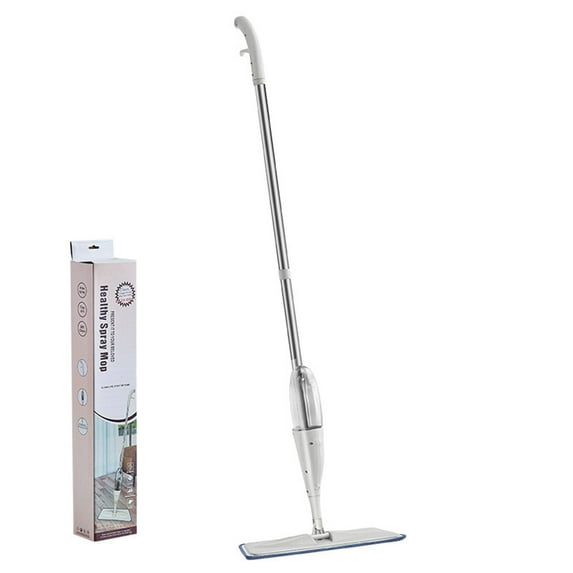 Kumdkd Spray Mop for Floor Cleaning - 16" Microfiber Pads & 50" Long Handle, Wet/Dry Commercial Mop with 360° Swivel, No Bucket Needed