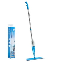 Kumdkd Spray Mop for Floor Cleaning - 16" Microfiber Pads & 50" Long Handle, Wet/Dry Commercial Mop with 360° Swivel, No Bucket Needed