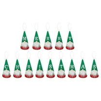 Kumdkd Unique Faceless Gnome Christmas Decor - Personalized Letter Set for Merry Christmas, Polyester Material, Great for Holiday Gifting & Festive Display