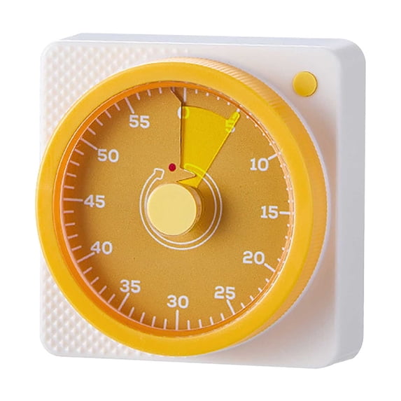 Kumdkd Vintage Mechanical Kitchen Timer, 60 Minute Wind Up Timer with Loud Alarm, No Batteries Needed, Magnetic & Foldable Stand for Cooking, Baking, Workouts, Study - 2.5in
