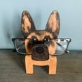 thumbnail image 1 of Kumdkd Wooden Glasses Stand Holder, 4.5x5.3in Handcrafted Desktop Eyeglass Organizer, Decorative Home Office Desk Decor for Bedside Table or Vanity, 1 of 6
