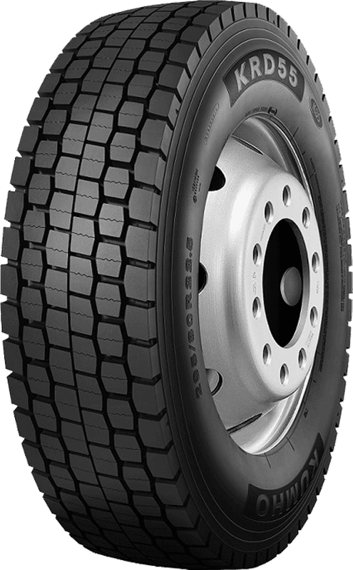 Kumho 295 / 80R22.5 18PR Drive Tire | Extreme Load Capacity (152/148 Index), Superior Traction & Retreadability | Korean-Made