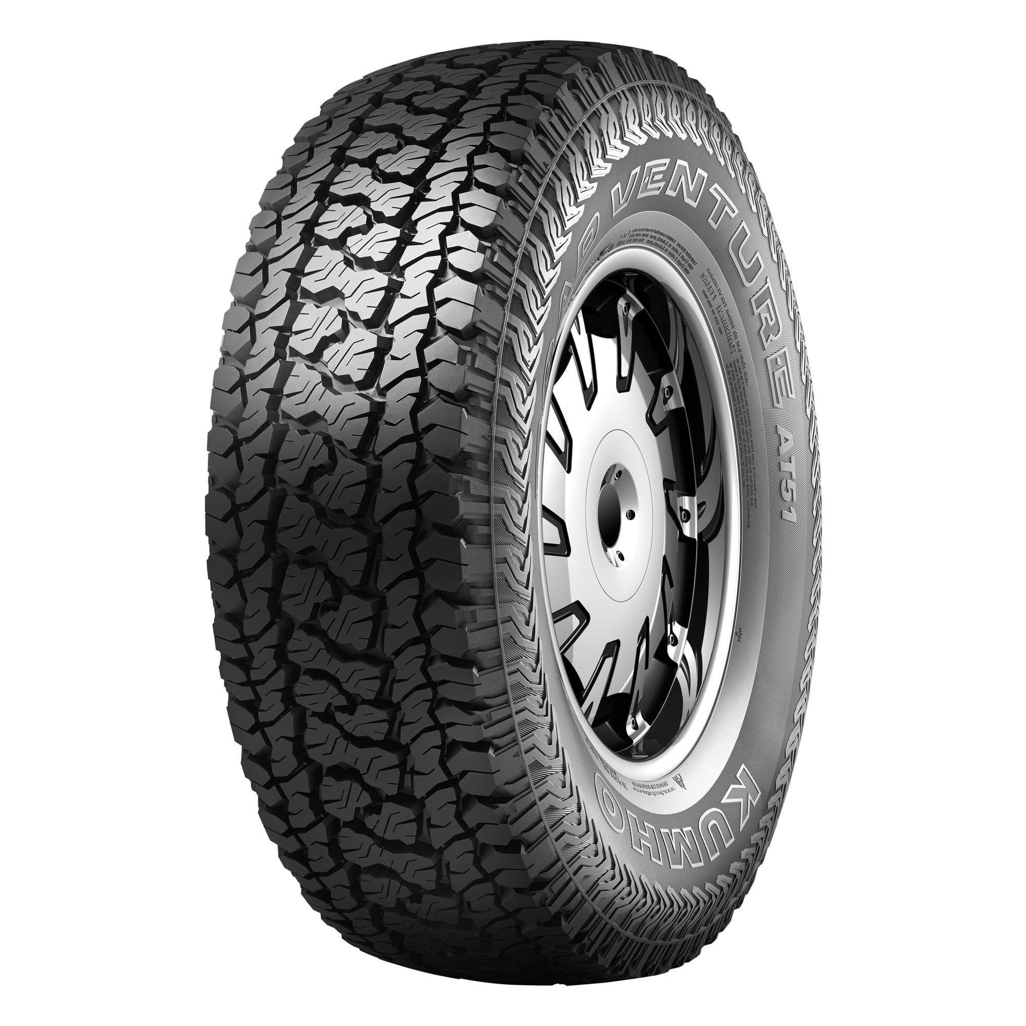 Kumho Road Venture AT51 All Terrain LT265/75R16 123/120R E Kumho Road Venture AT51 All Terrain LT265/75R16 123/120R E