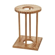 Kumihimo Beading Disc Braiding Weaving Loom Wooden Jewelry Tool for Bracelet Making DIY Desktop Use
