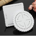 thumbnail image 1 of Kumihimo Disk Braiding Wheel Lightweight & Convenient Friendship Bracelet Disc Square & Round Kumihimo Supplies for Beading & Bracelet Weaving Kit DIY, 2 Set, 3.94"x3.94", 1 of 7