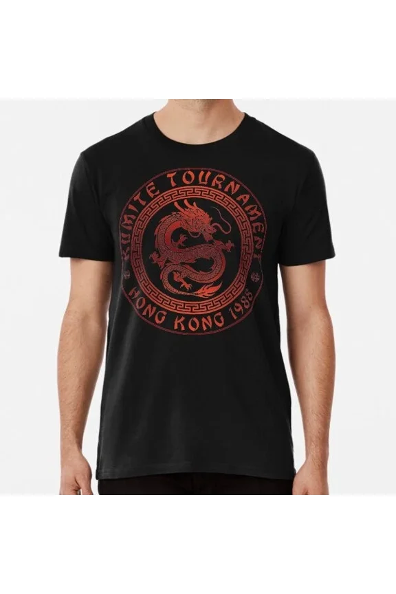 Kumite Tournament Hong Kong 1988! Dragon Logo Made in Australia Tshirt S to 2XL
