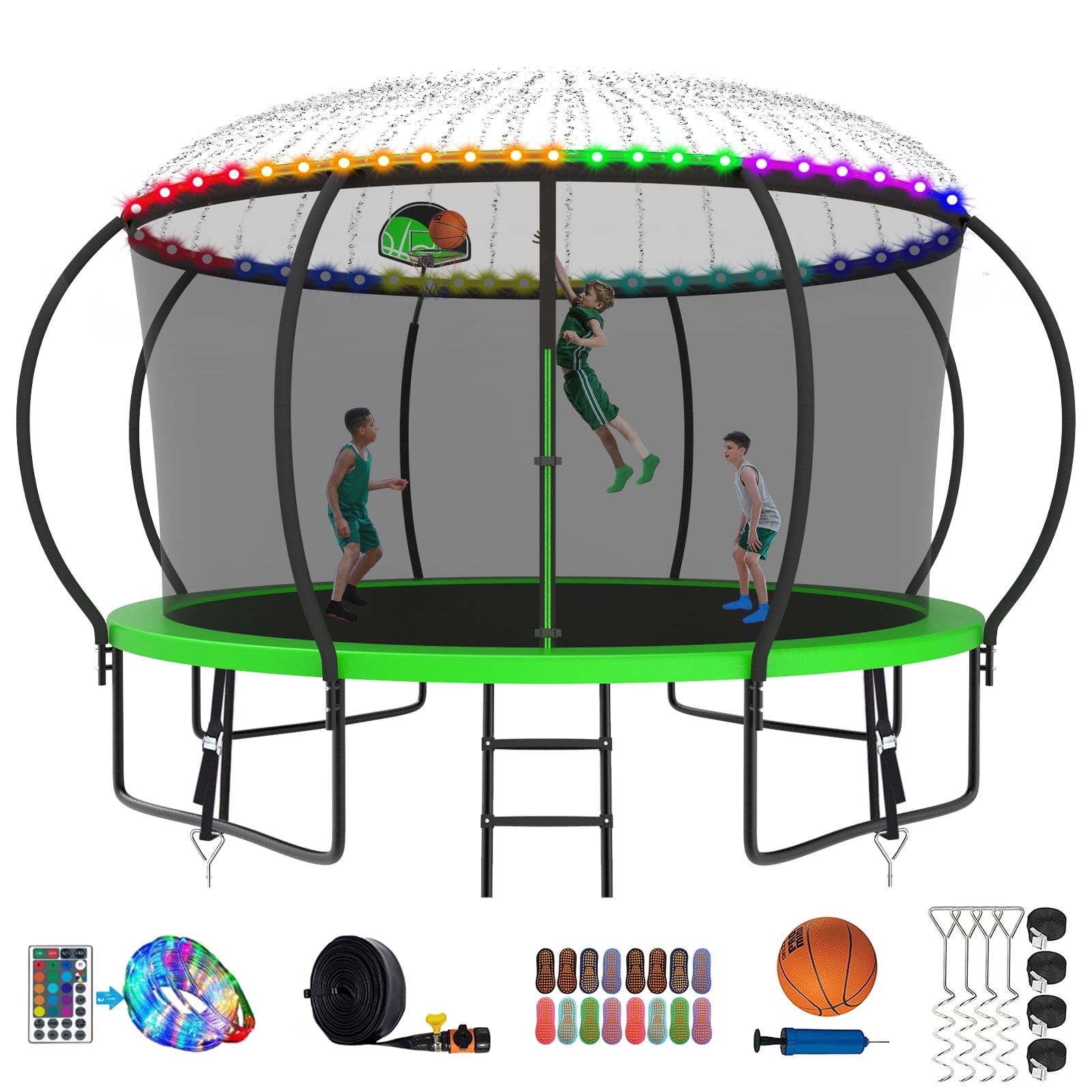 kumix-trampoline-for-adults-and-5-6-kids-12ft-14ft-trampoline-w