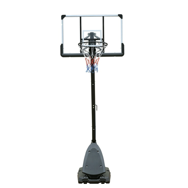 Kumji Portable Basketball Hoop Height Adjusted 6FT to 10FT Basketball Goal System for Adults Kids Backyard Driveway Indoor with Stable Base and