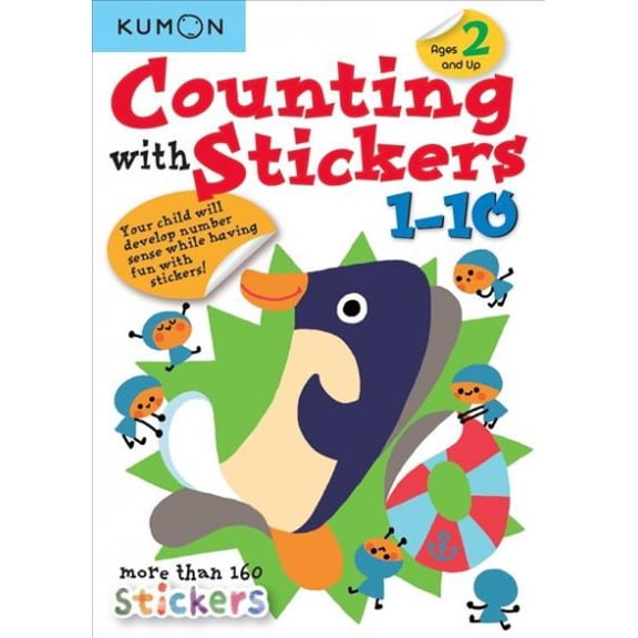 Pre-Owned Kumon Counting with Stickers 1-10, (Paperback)
