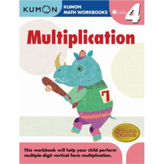Pre-Owned Kumon Grade 4 Multiplication (Paperback) 193324156X 9781933241562