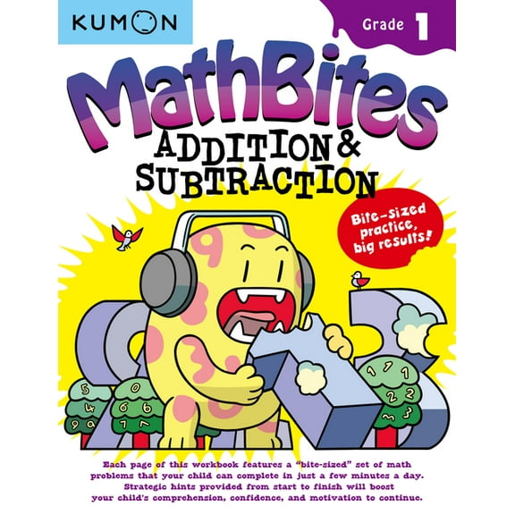 Kumon Math Bites: Grade 1 Addition & Subtraction, (Paperback)