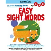 Kumon My Bk of Reading Skills Easy Sight Words, Paperback
