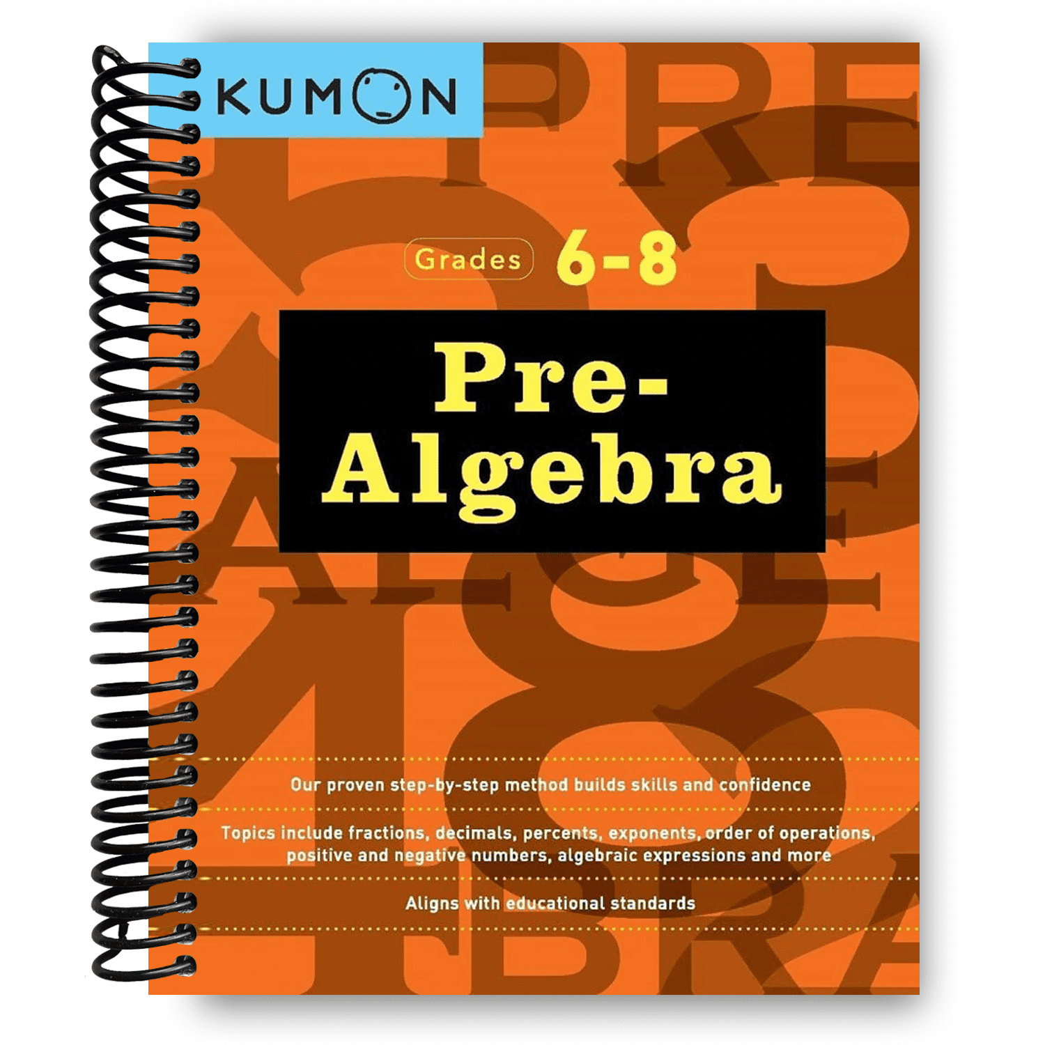 Kumon Pre Algebra-Grades 6-8 Workbook (Spiral Bound) - Walmart.com