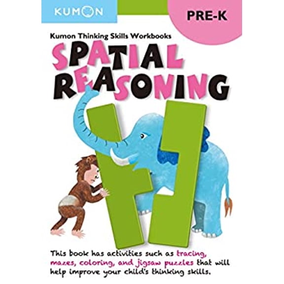 Pre-Owned Kumon Thinking Skills Workbooks Pre-K: Spatial Reasoning (Paperback) 194108222X 9781941082225