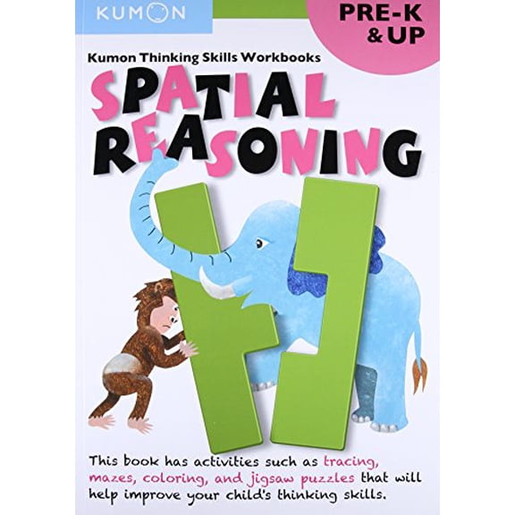 Pre-Owned Kumon Thinking Skills Workbooks Pre-K: Spatial Reasoning (Paperback) 194108222X 9781941082225