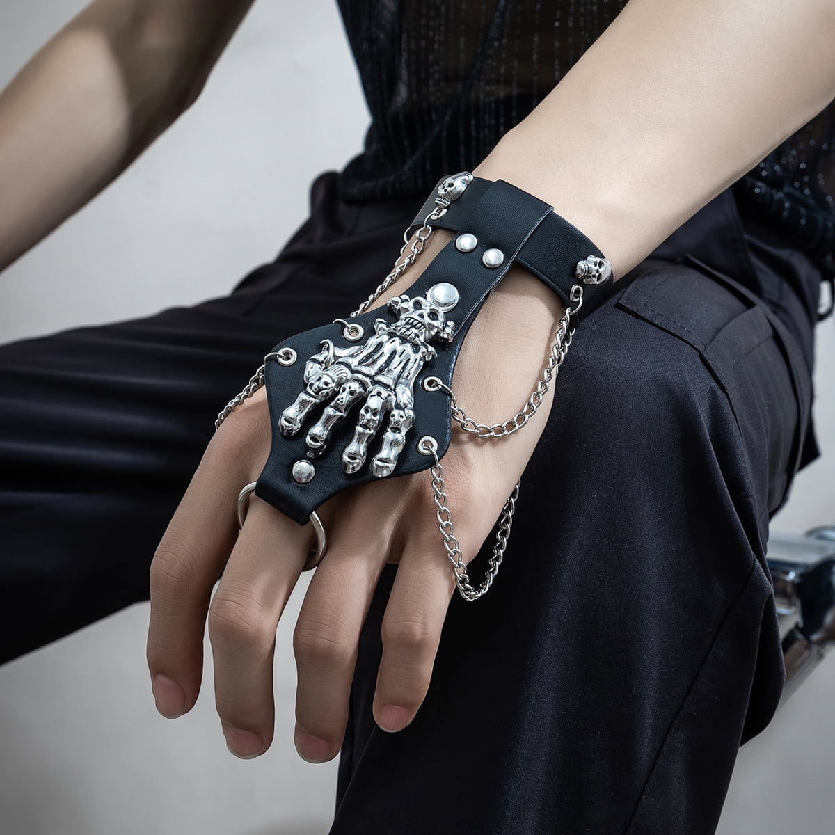 PRY Stannum Leather Bracelet 001 シュウト PRY Stannum Leather Bracelet 001 シュウト PRY Stannum
