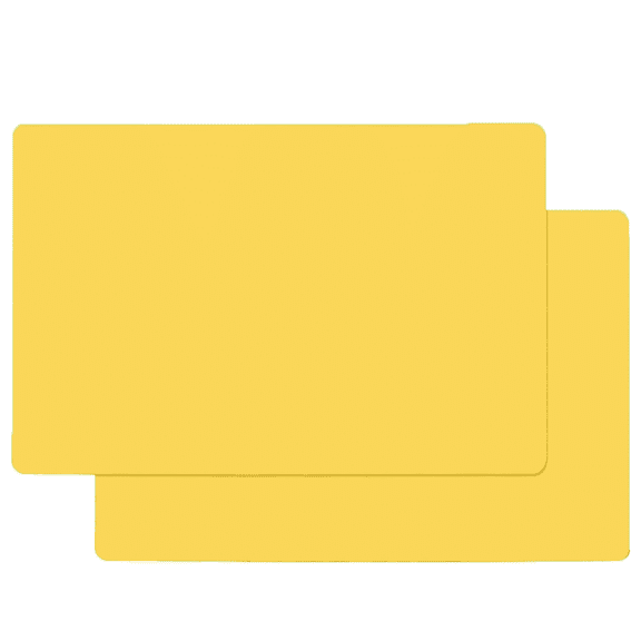 Qhkie Large Silicone Countertop Protectors, Heat-Resistant Nonskid Desk Saver Pads, 2-Pack, 40cm x 30cm