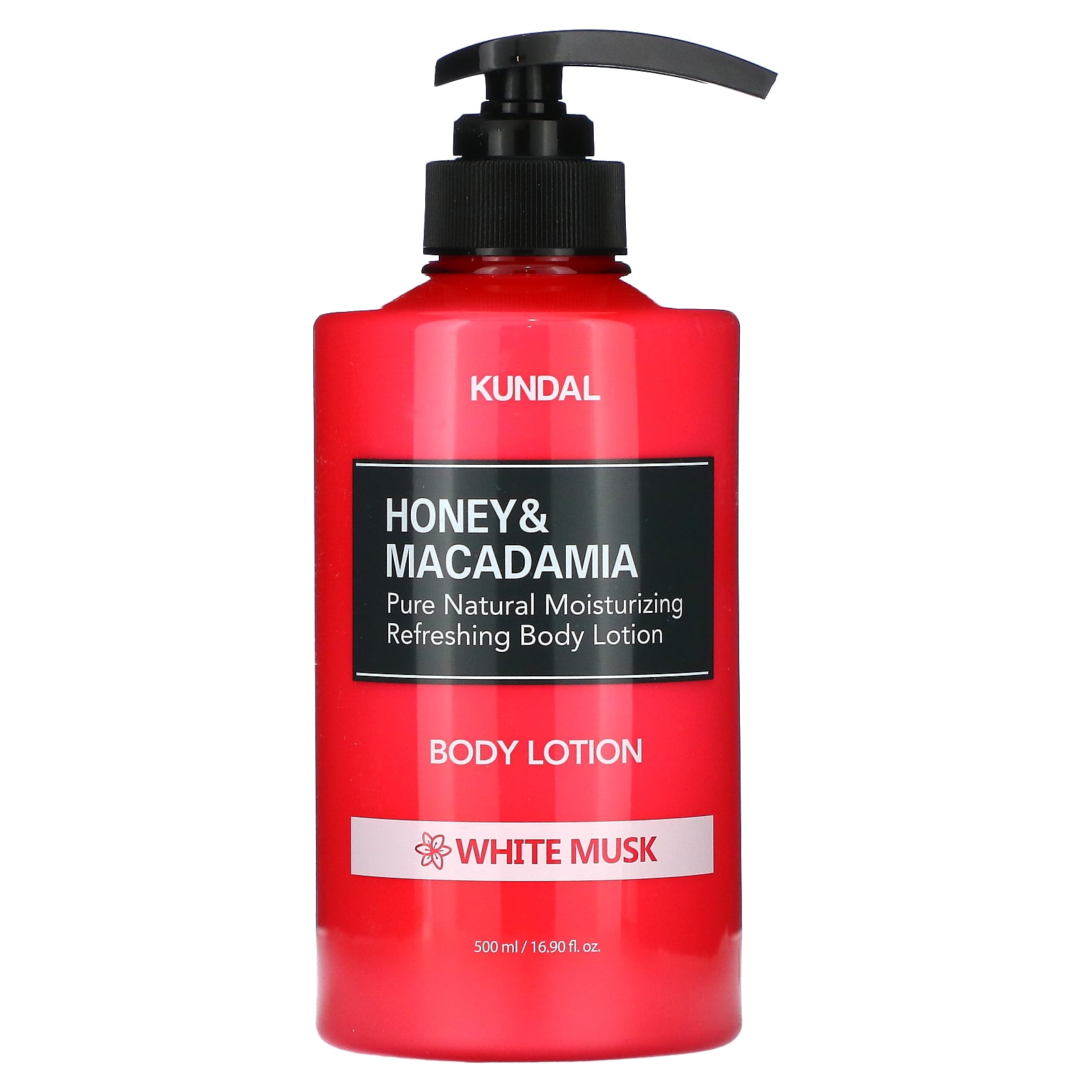 Kundal Honey & Macadamia, Body Lotion, White Musk, 16.9 fl oz (500 ml