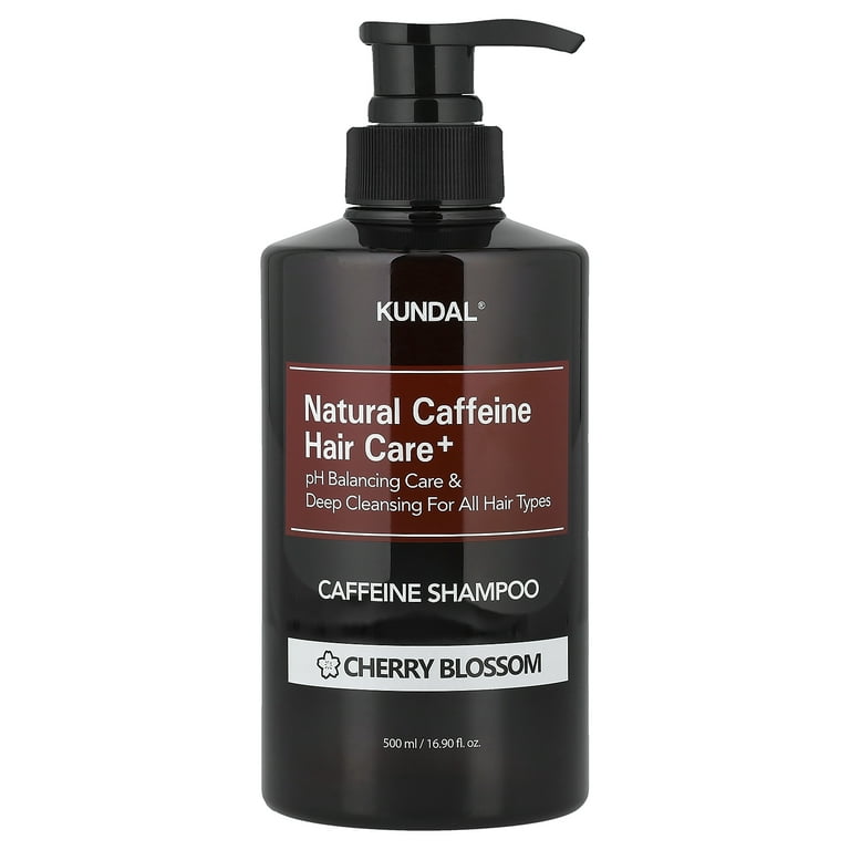 Kundal Natural Caffeine Hair Care+ Shampoo, All Hair Types, Cherry